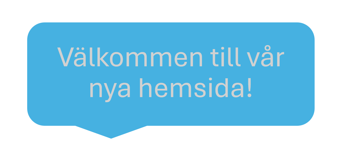 Välkommen till vår nya hemsida